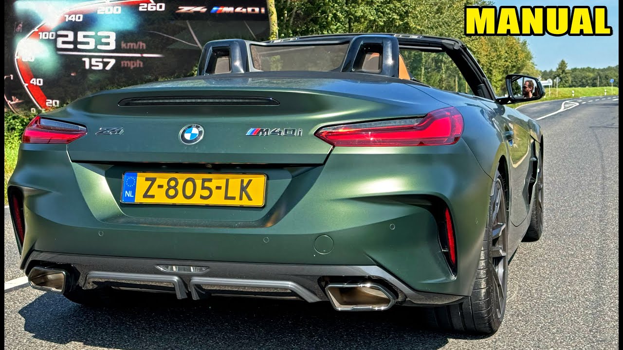 BMW Z4 M40i *MANUAL* // 0-100 100-200 TOP SPEED POV & SOUND
