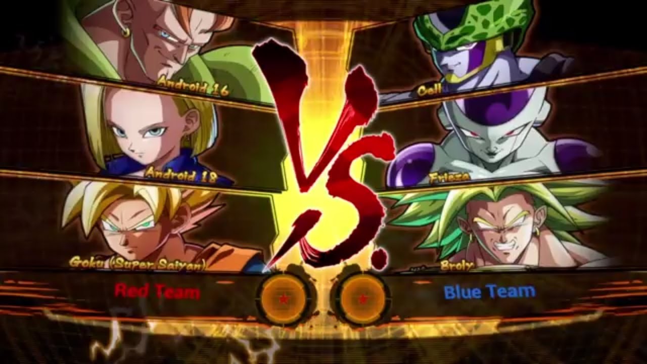 DRAGON BALL FighterZ Android 16,Android 18,Goku VS Cell,Frieza,Broly CPU Battle