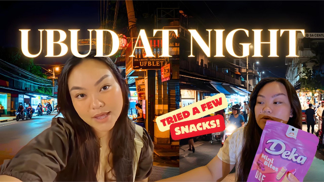 UBUD BALI AT NIGHT