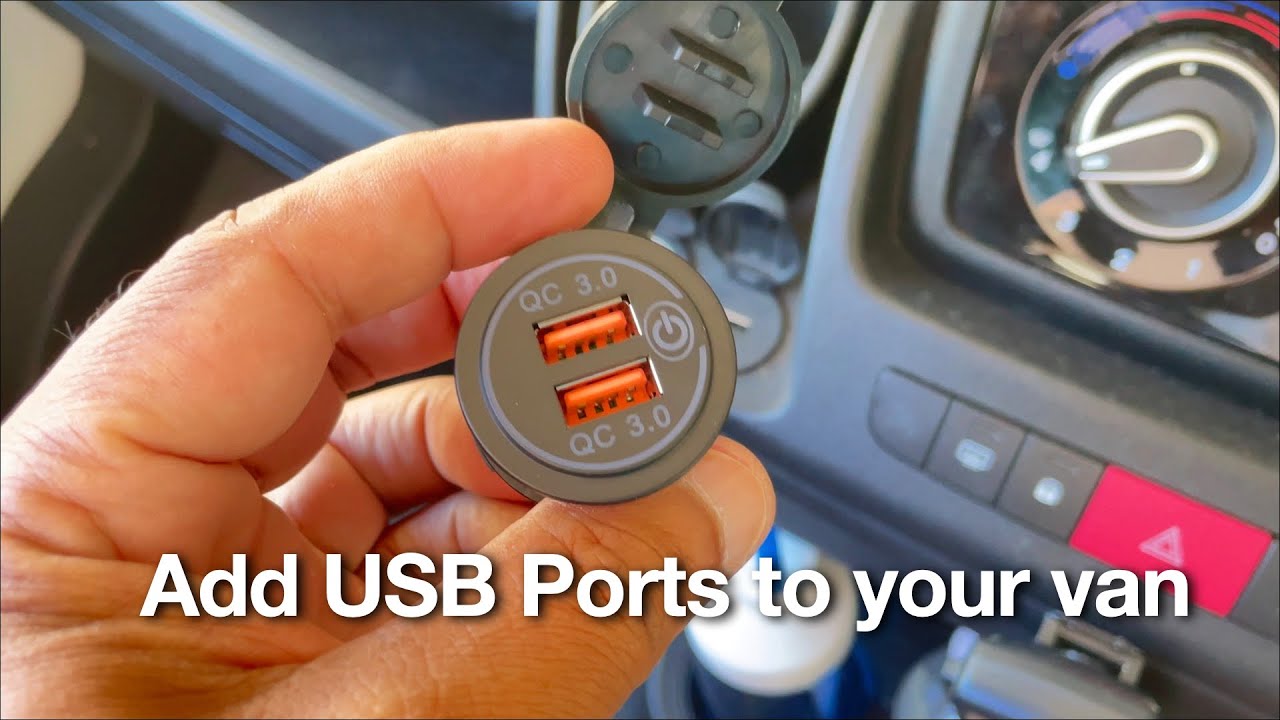 Установка USB-портов для быстрой зарядки в автодоме своими руками.