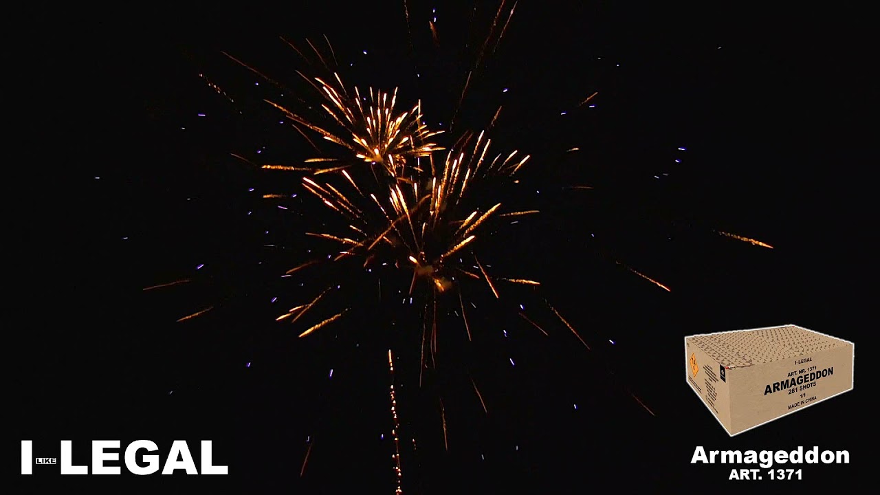 1371 - Armageddon 281 Schots Dubbel Compound - Magnum Vuurwerk