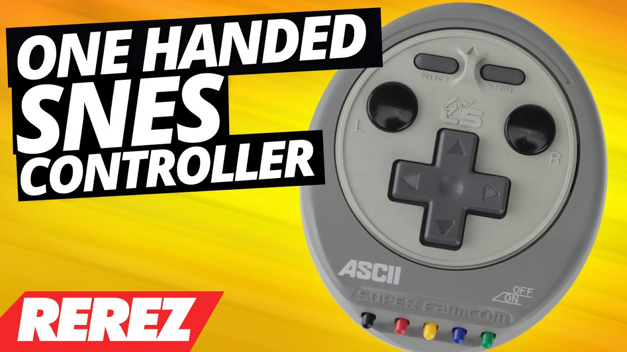 One Handed SNES Controller: ASCII Stick Super L5 -  Rare Obscure Or Retro - Rerez