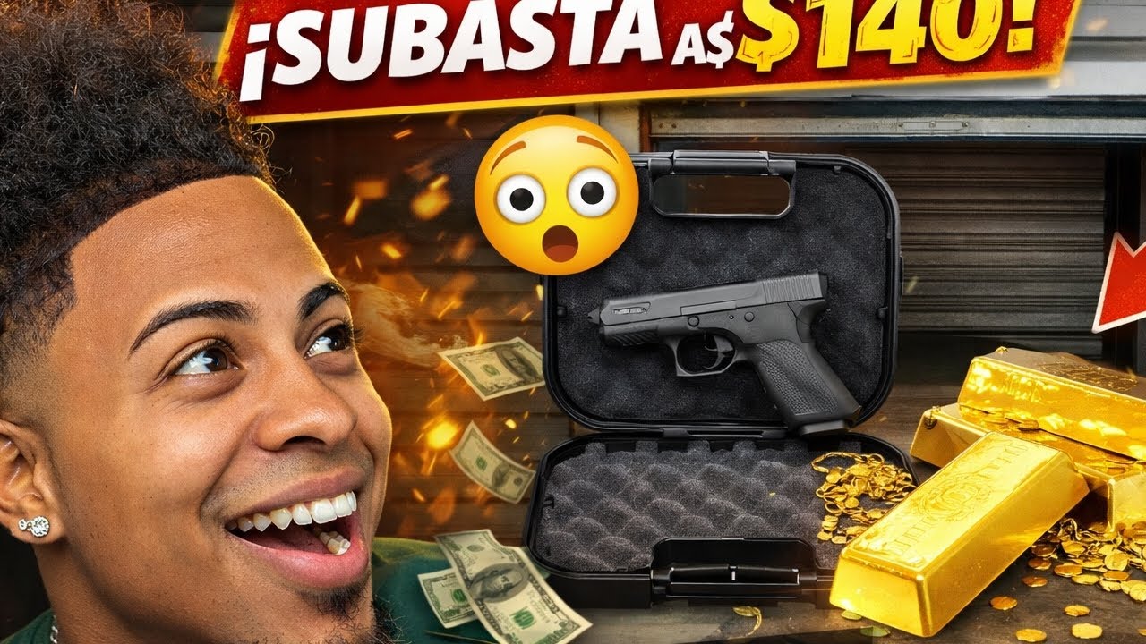 ¡Solo $140 en subasta… y encontré una caja Glock + ORO! 😱