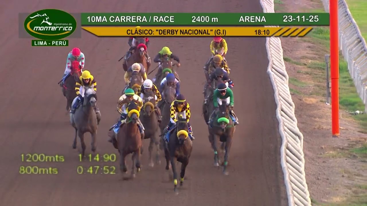 Hipódromo Monterrico  - 10ma Carrera 23 Noviembre 25