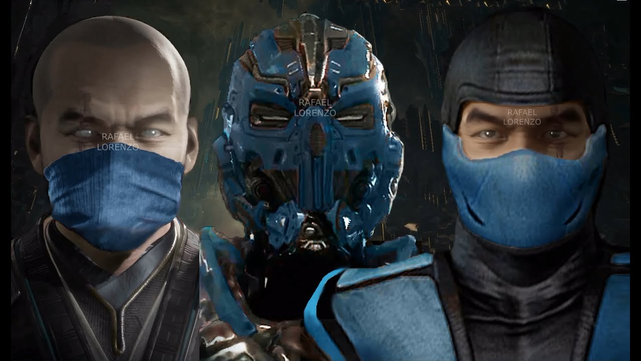 MORTAL KOMBAT SUB-ZERO Эволюция Облики Костюмы MK1 - MK11 - MORTAL KOMBAT 11
