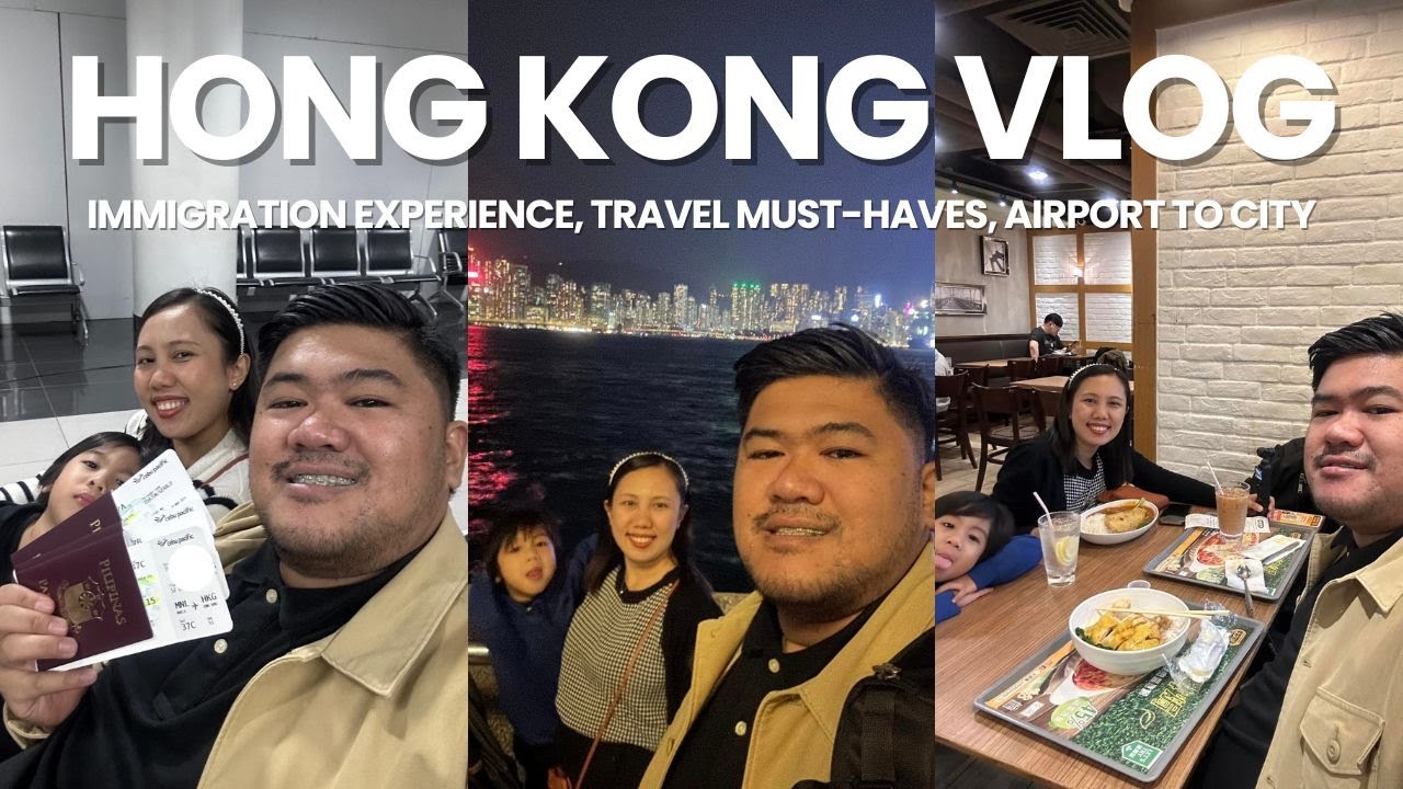 HONG KONG VLOG 🇭🇰 Immigration, WiFi, Octopus Card, Airport to City, Hotel in TST | We The TZN