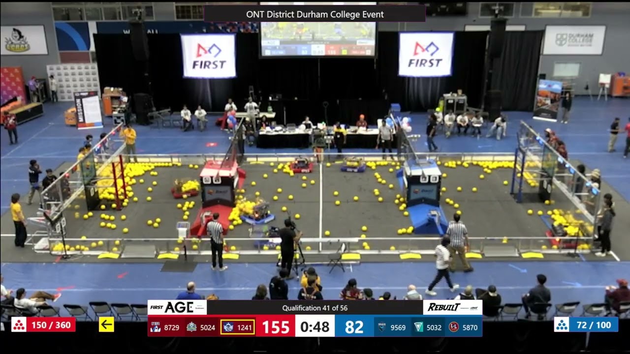 Qualification 41 - 2026 FRC ONT District Durham College Event - Ful...