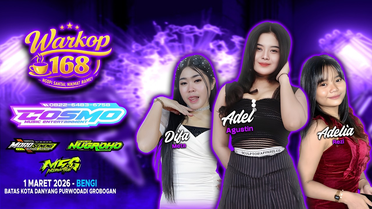#LIVE COSMO MUSIC - WARKOP 168 - 28 FEBRUARI 2026 - MOROSENENG AUDIO
