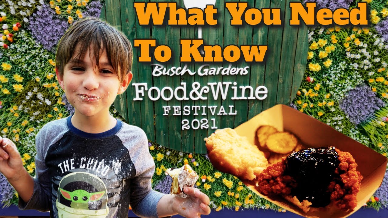 Busch Gardens Food & Wine Festival 2021|Busch Gardens Tampa food and wine festival 2021 food review!