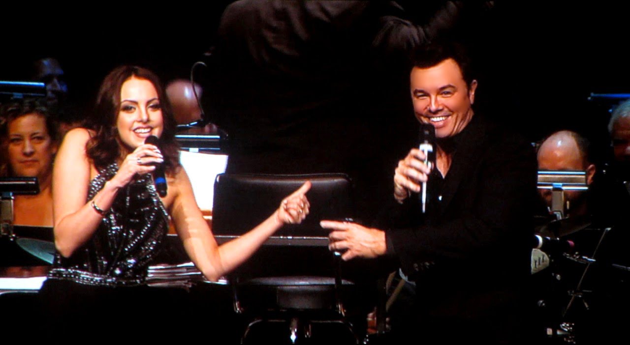 Seth Macfarlane & Liz Gillies sing 
