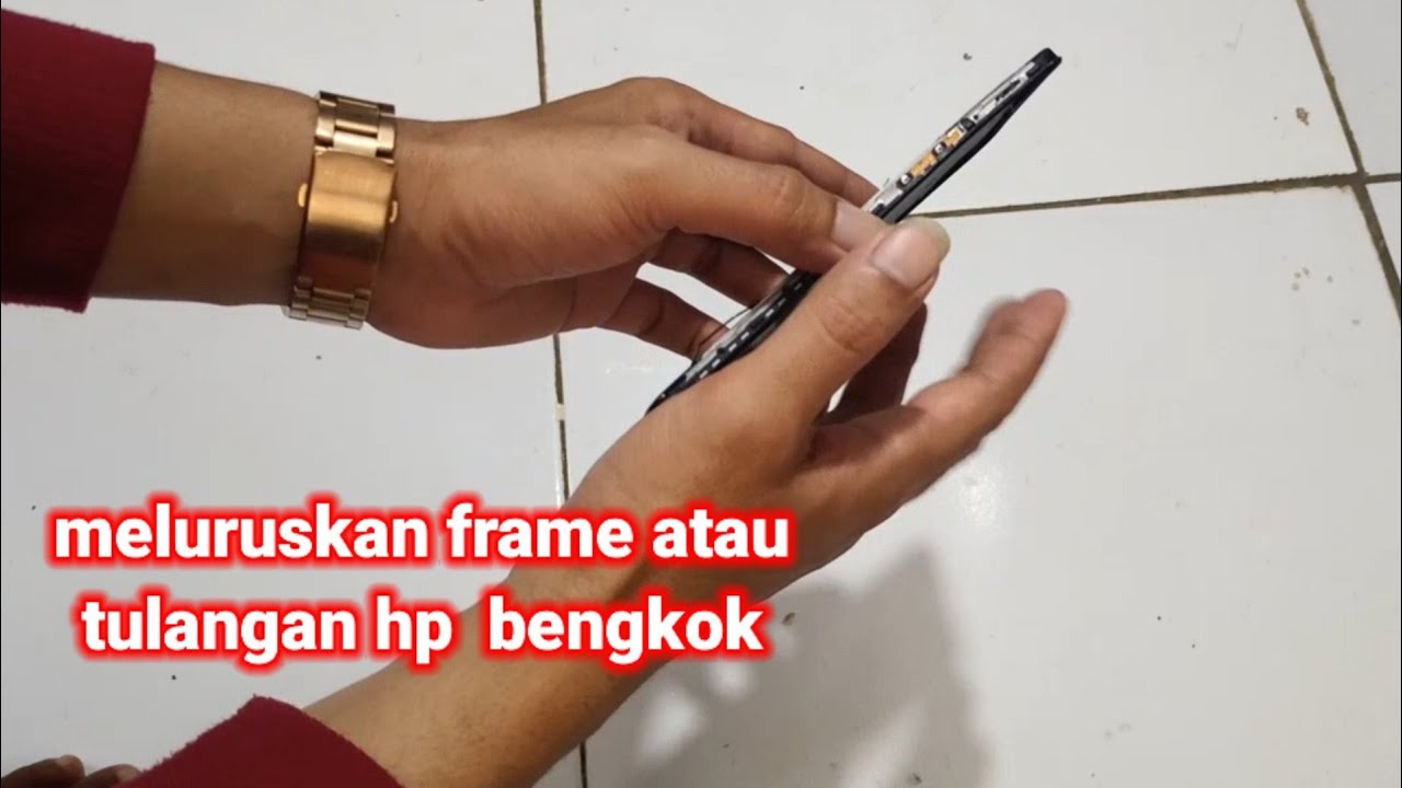 cara meluruskan tulangan atau frame hp yang tidak presisi atau bengkok