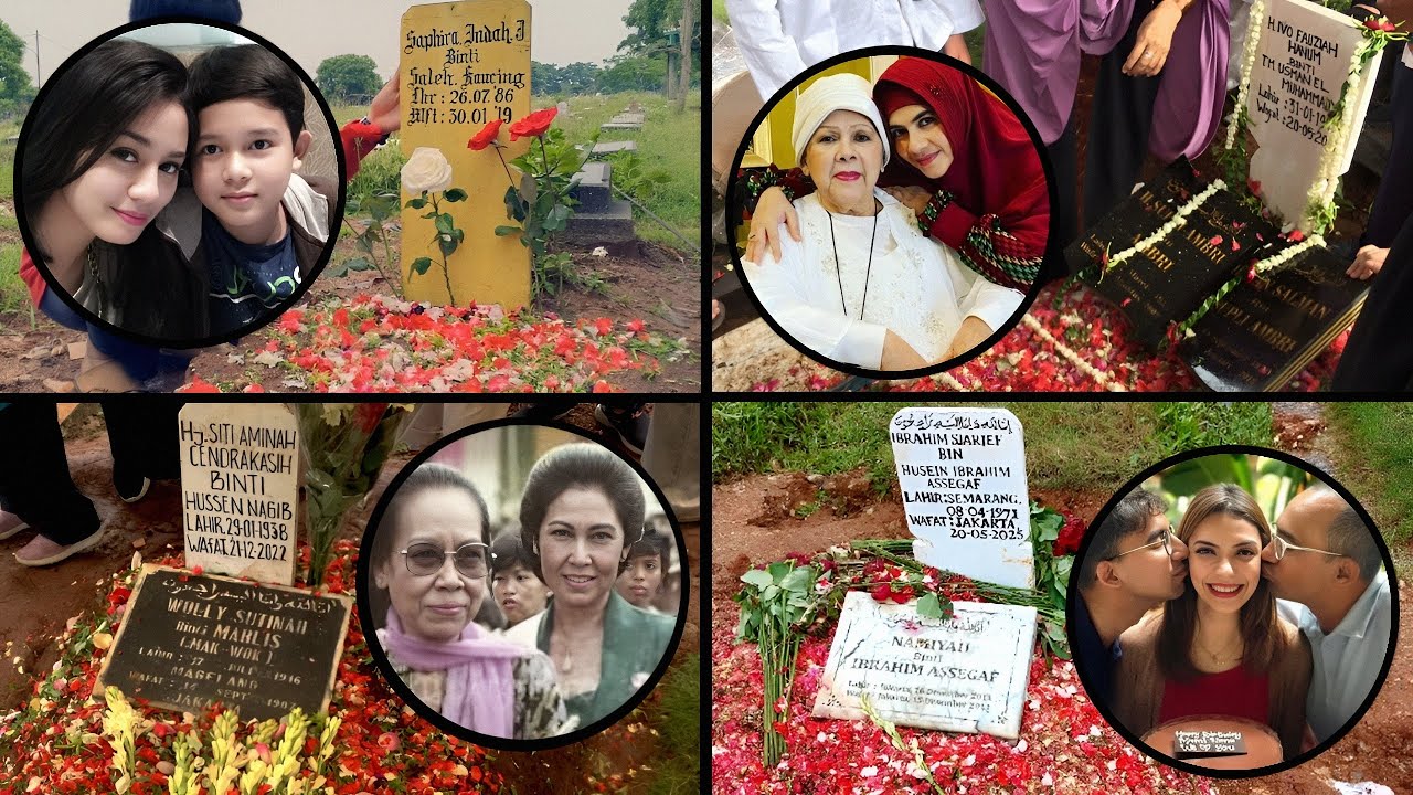 Cinta Orang Tua! 8 Artis Dikuburkan Satu Liang Lahat Bersama Anaknya