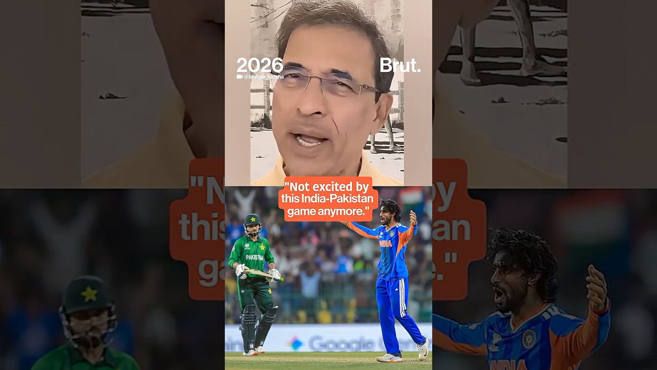 Why cricket commentator Harsha Bhogle thinks India-Pakistan match is about politics and economics?