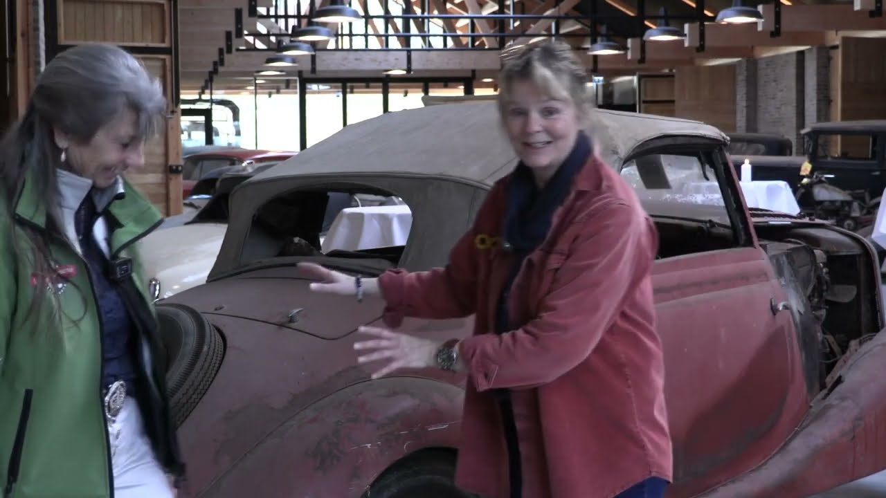 Bilauktion hos Gubsø Garage, og et kig på værkstederne