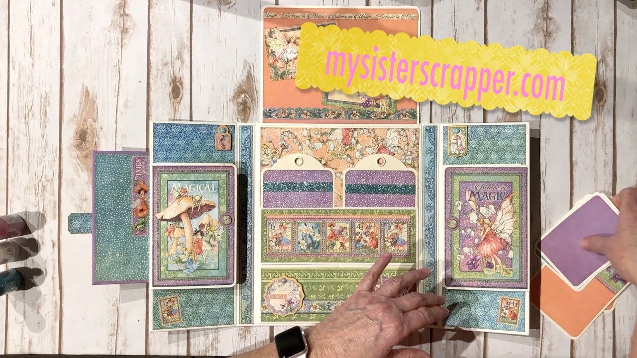 Graphic 45 Fairie Dust Gatefold Folio