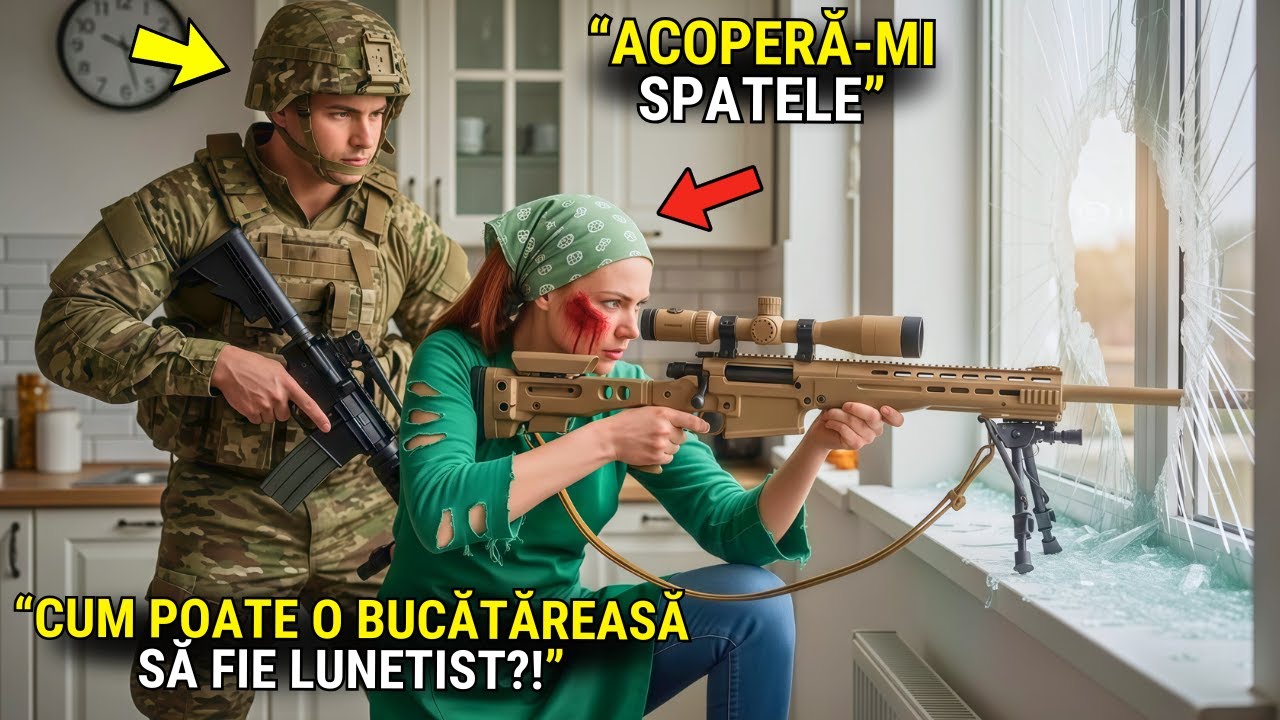 Navy SEALs apărau poarta — nimeni nu ştia că bucătăreasa este un sniper de elită!