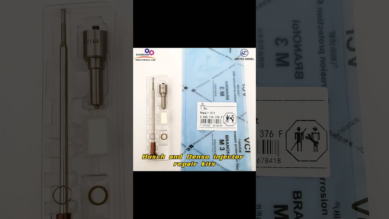 China United Diesel brand bosch/denso injector repair kits #repairs #spraynozzle #fuelinjector