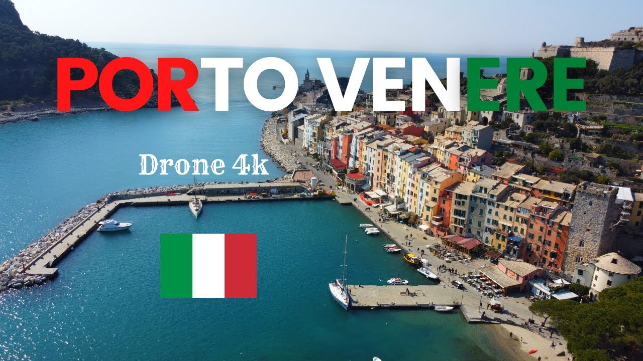 Portovenere - Near Cinque Terre - Italy (drone 4k)