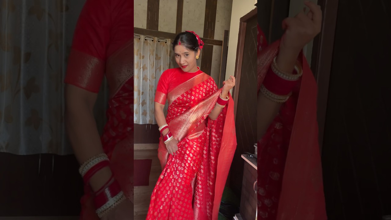 Get ready with me for karwachauth look 🤩