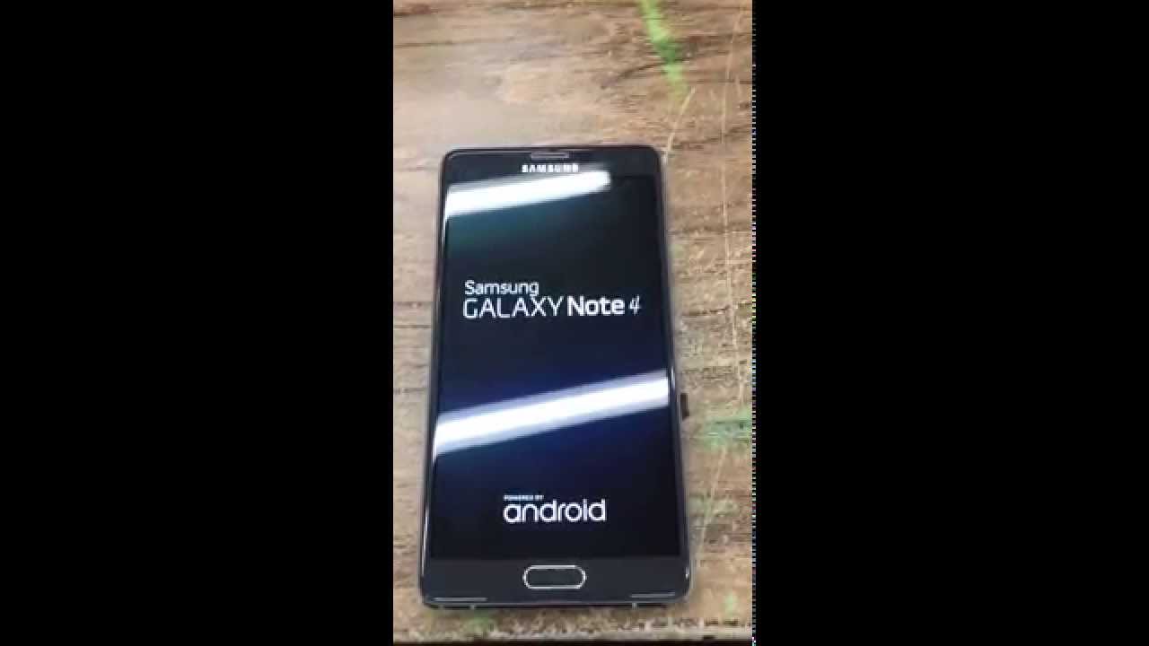 Hardreset remise à zéro Samsung galaxy note 4 N910F