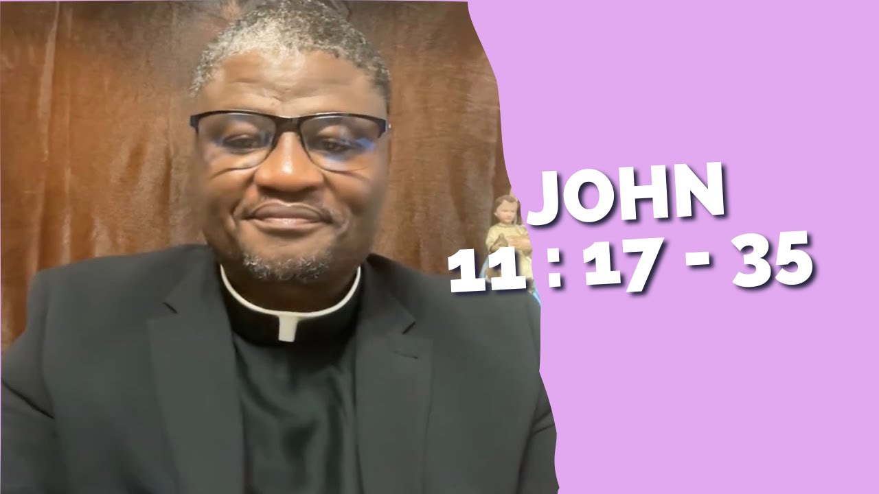 UNkulunkulu uyazwelana nathi | Fr. T Ngcobo reflects | John 11 : 17 - 35