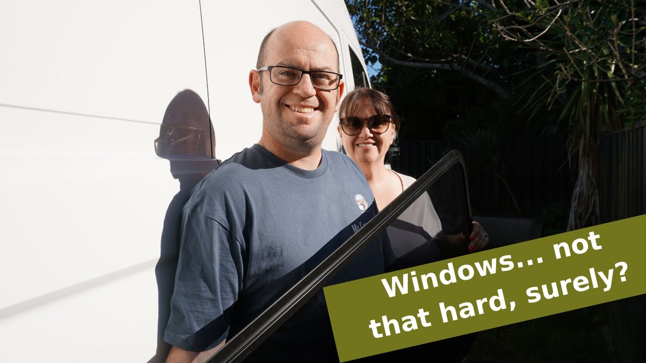 VAN BUILD: Installing windows in our 2021 VW Crafter conversion