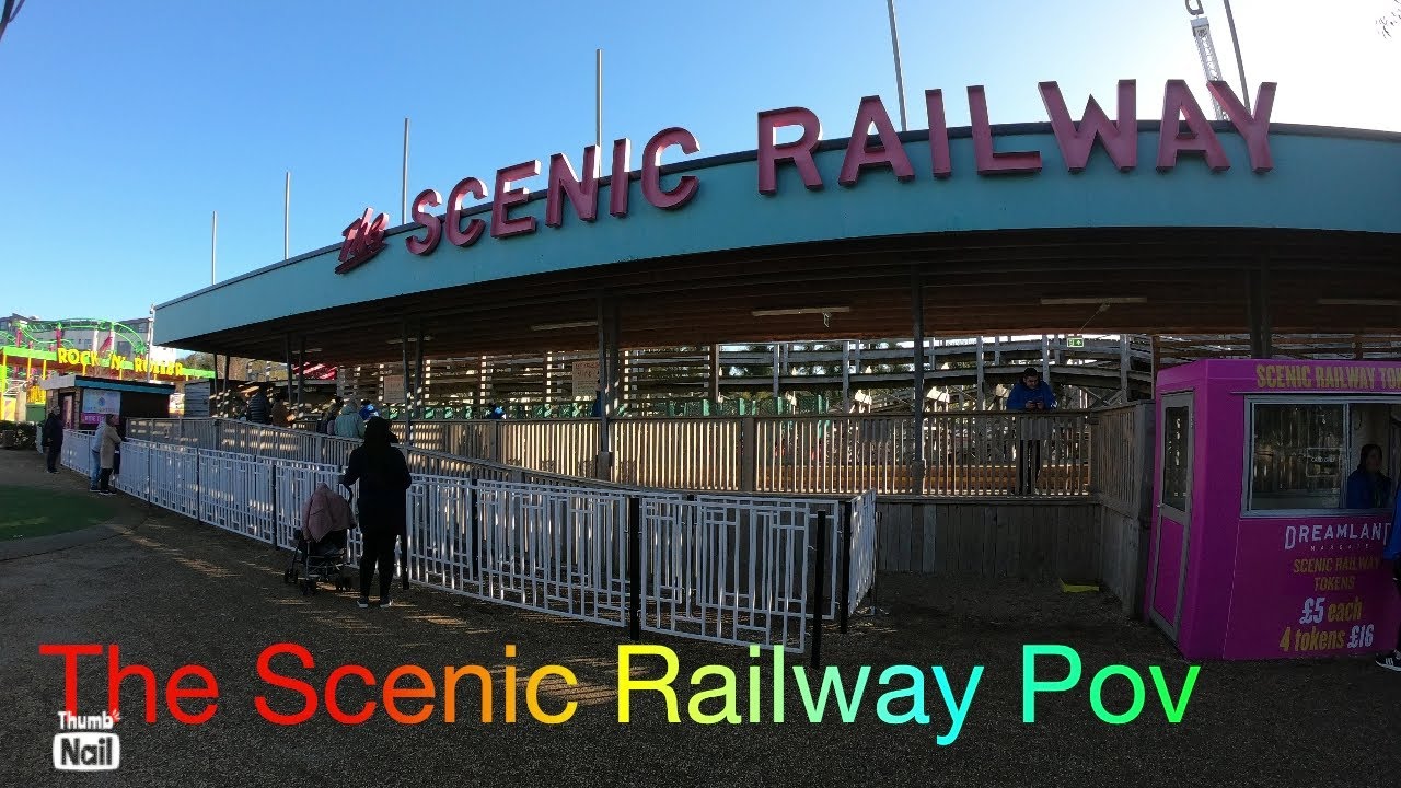 Scenic railway POV-Theme park Bot