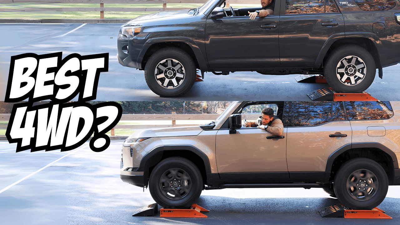 Toyota 4Runner против Lexus GX550: тест на скольжение вас удивит