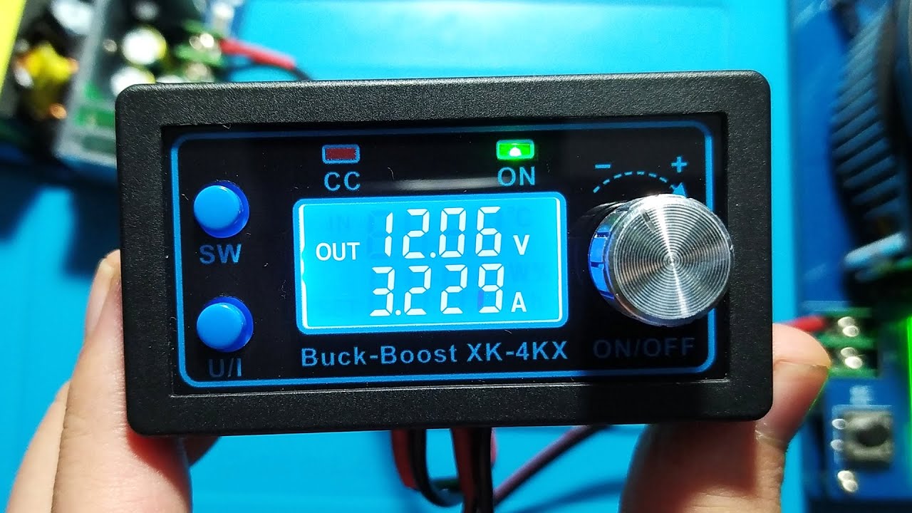 Prezentare si testare buck boost converter XK 4KX