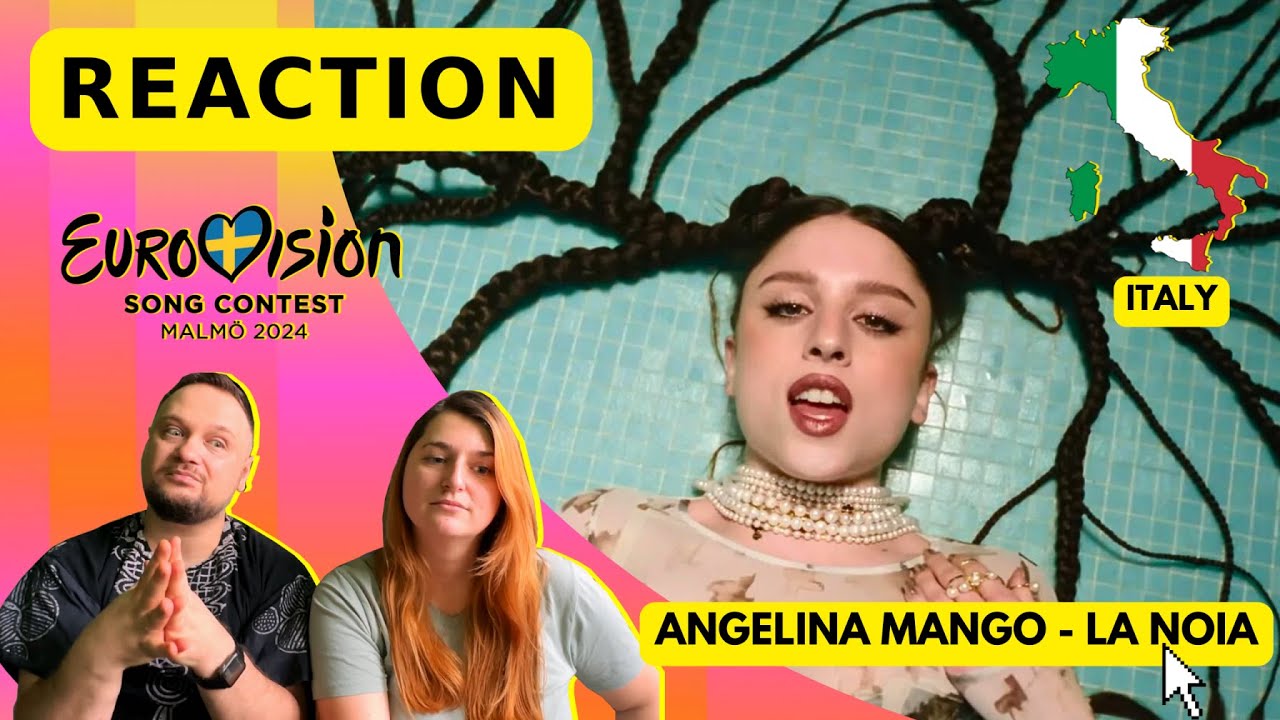 🔊 Реакція на Angelina Mango - 'La noia' - Italy 🇮🇹 | Eurovision 2024