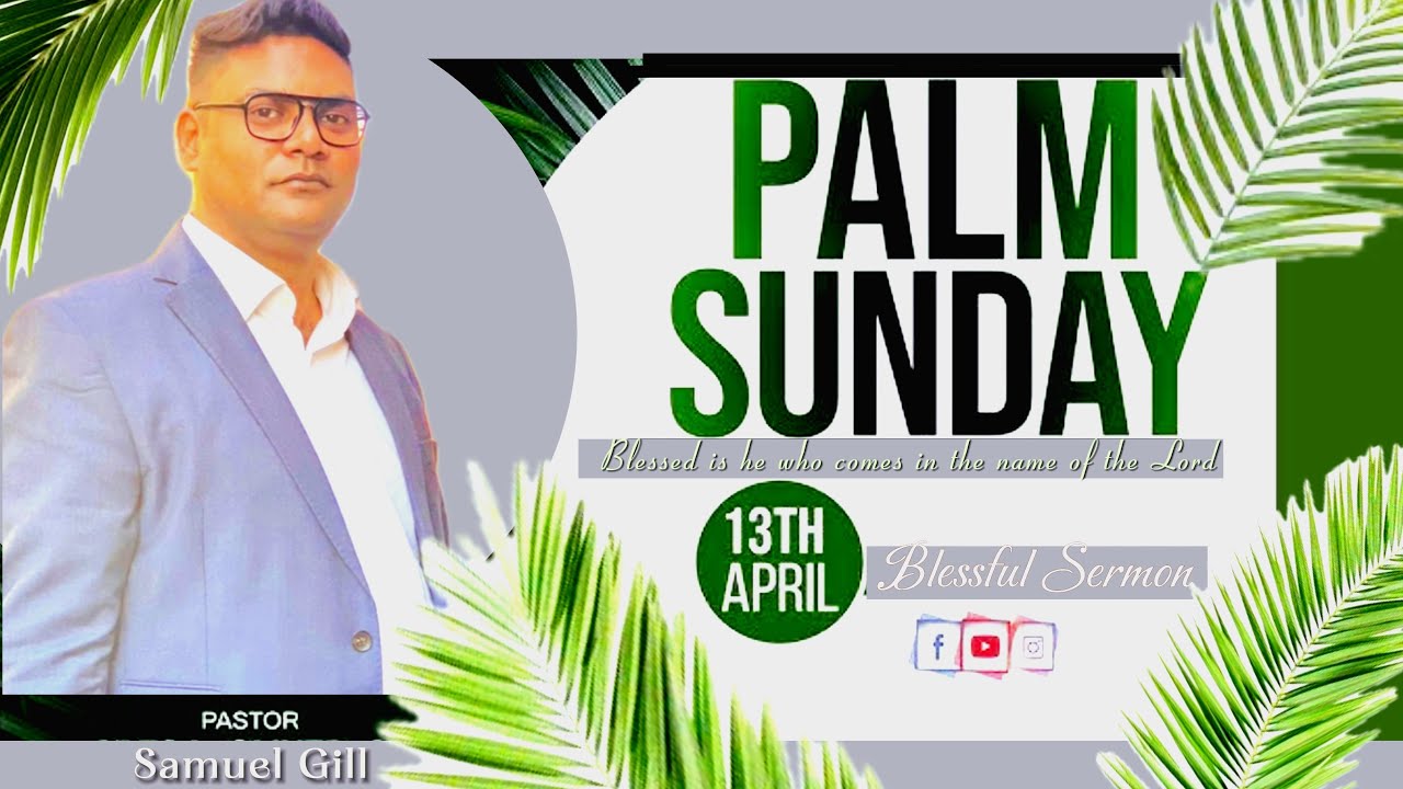 #Palm Sunday pray in Sharjah DFMC church#.                    #Pastor Samuel Javed#