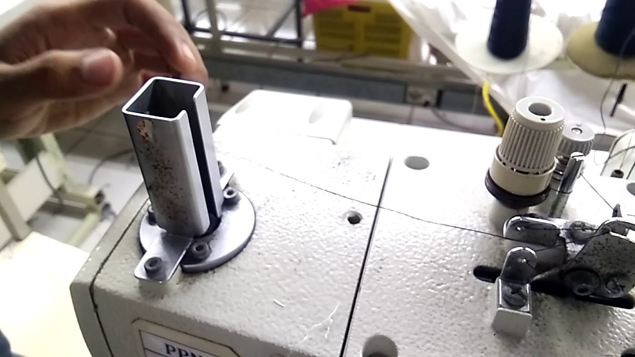 cara memasang benang mesin QQ brother untuk pemula part1
