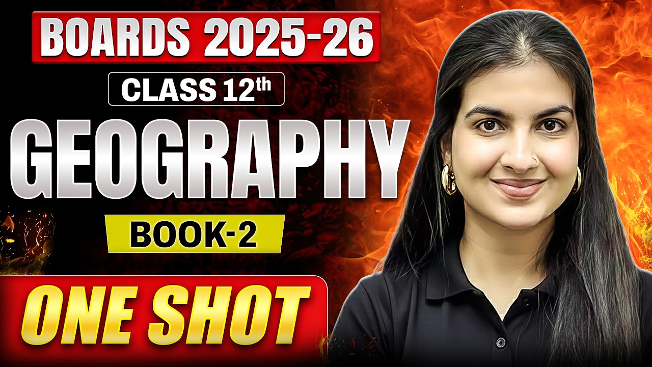 CBSE Class 12 Geography Book 2 One Shot 🔥India People and Economy Full Revision  Boards 2025-26