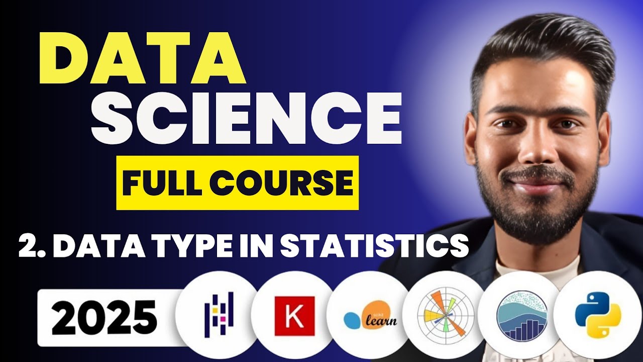 Lecture 2: Data Types in Statistics | Data Science Full Course