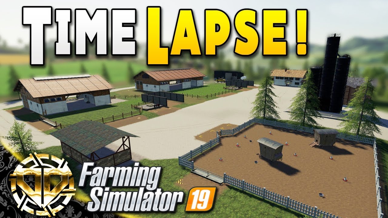 DAIRY FARM TIMELAPSE : CUSTOM DAIRY FARM :  Farming Simulator 19 Gameplay : Felsbrunn EP 1