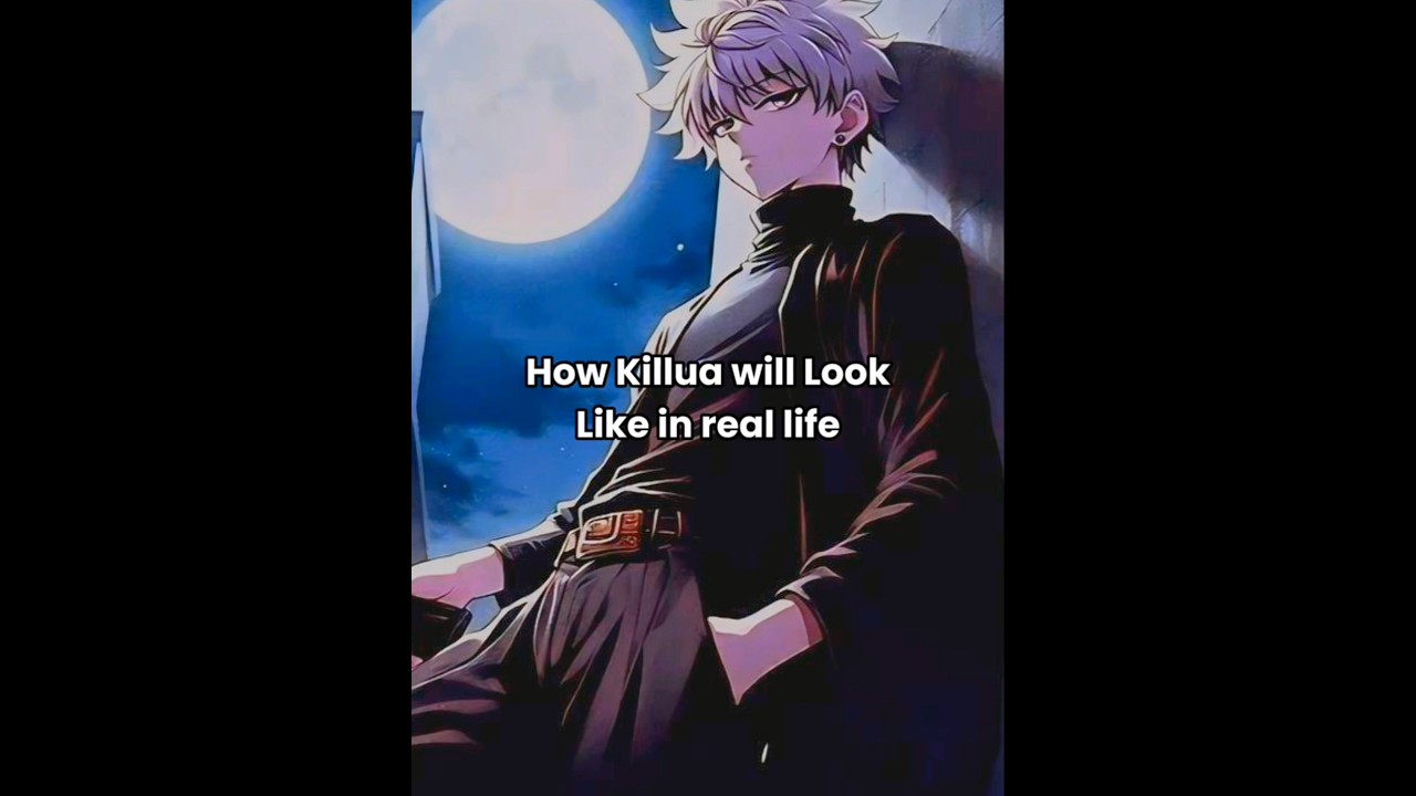 How Killua Will Look like Irl🍧 #killuazoldyck #killua #hxh #hunterxhunter #yumiko._fz