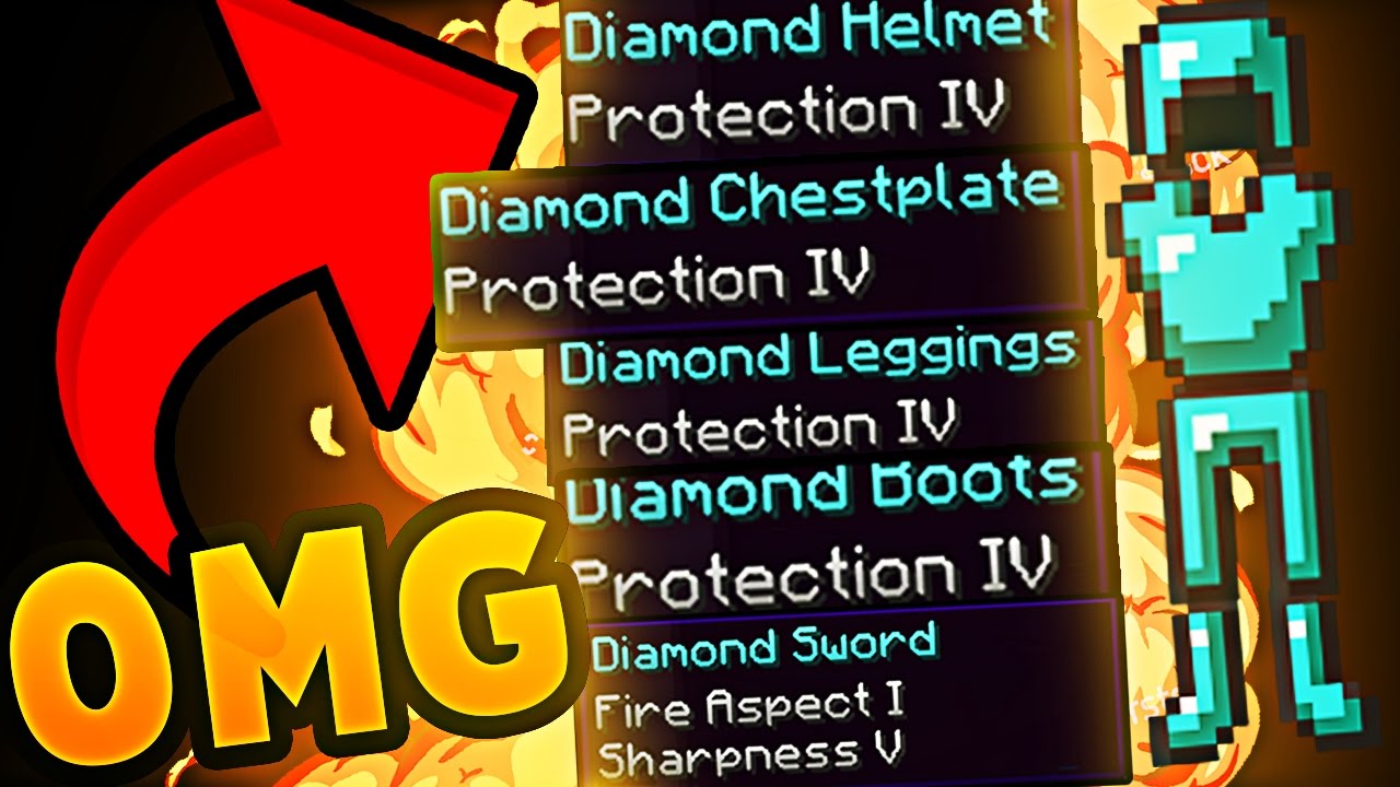 FULL PROT 4 + SHARP 5 FIRE ASPECT (Minecraft UHC PvP)