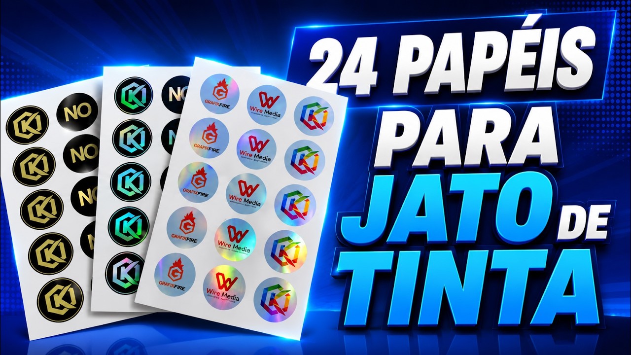 ⚠️😱 OLHA O QUE VOCÊ CONSEGUE FAZER com sua Impressora Jato de Tinta.