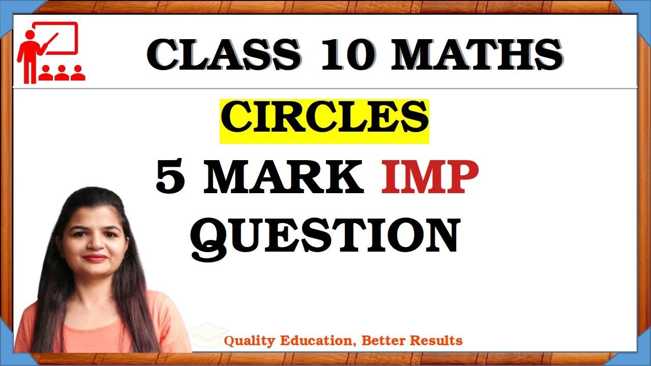 Exemplar 9.4 Q5 (IMP) | Circles | Class 10 NCERT Maths | By Rashmi Sharma