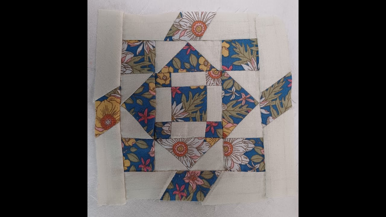 Vidéo 87 -  Dear Jane en français - Bloc F8 - Jane Stickle's quilt