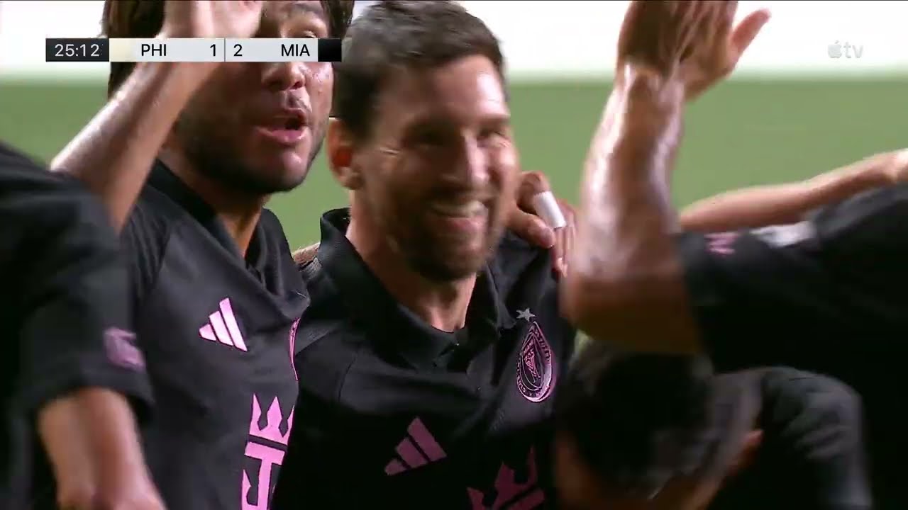 Lionel Messi 🔥 consigue remontar el partido ante Philadelphia Union 😮&zwj;💨
