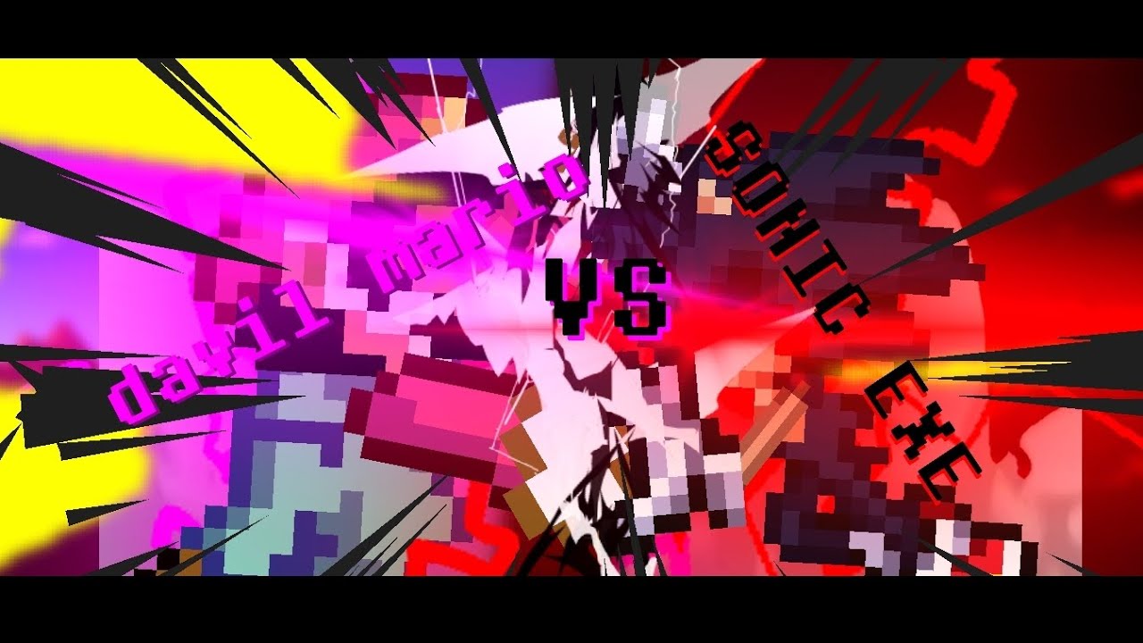 DEVIL MARIO VS SONIC EXE (SPRITE ANIMATION (STICK NODES (PRO)