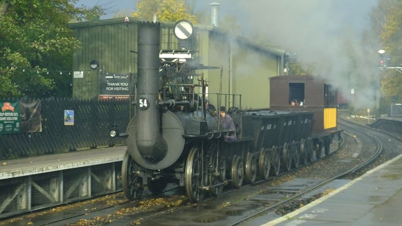 Journey behind Locomotion Number 1 at the North Yorkshire Moors Railway on the 4th November 2025 ..