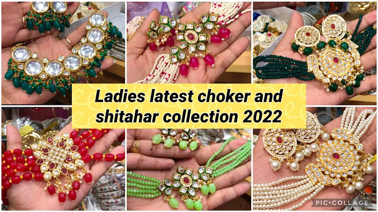 Latest jarman silver jewellery and Indian joypuri choker collection at Gausia market |#eidcollection