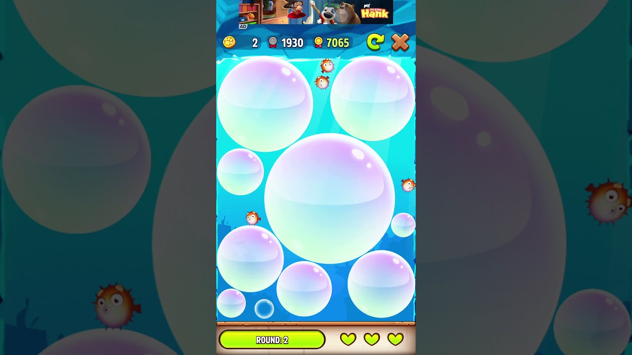My Talking Hank - Bubble Up High Score 8,315 points (Round 9)