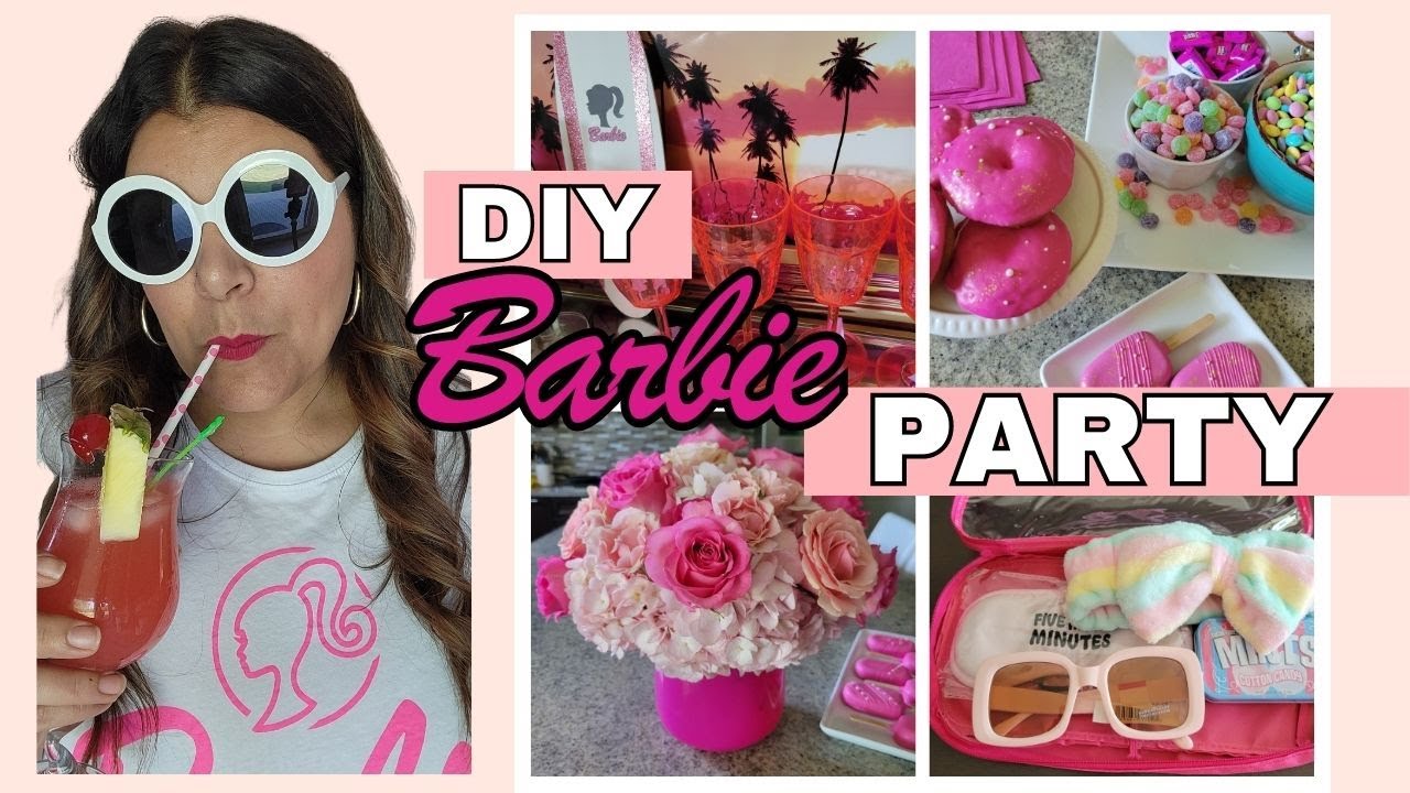 Perfect Barbie Themed Girls Night! | Barbie Party DIYs