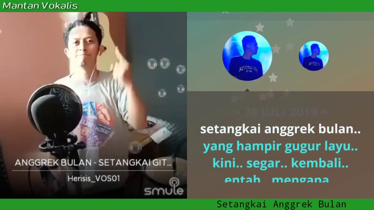Chrisye - Setangkai Anggrek Bulan | by request (video karaoke duet bareng lirik tanpa vokal) cover