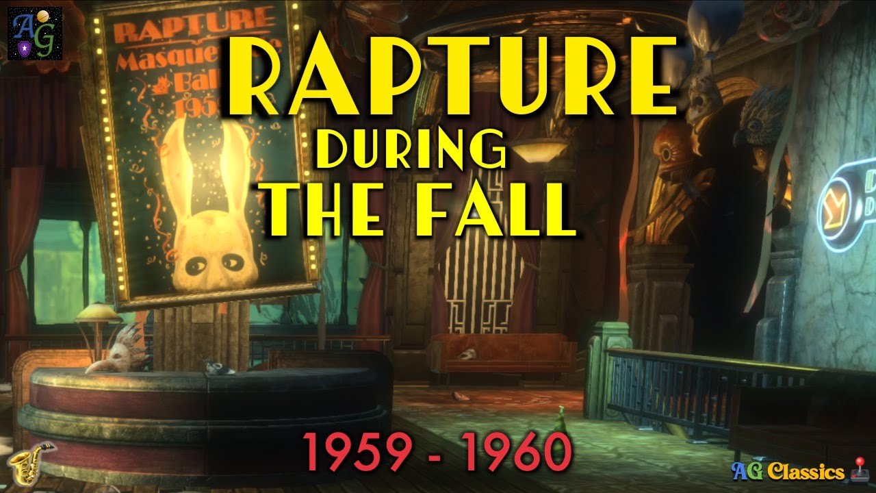 Lively Jazz Ambience | Rapture During the Fall 🎷🎶 1+ HOUR Bioshock compilation background 🎶🎷