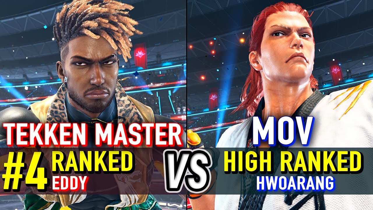 T8 🔥 TEKKEN MASTER (#4 Ranked Eddy) vs ZMOV (Hwoarang) 🔥 Tekken 8 High Level Gameplay