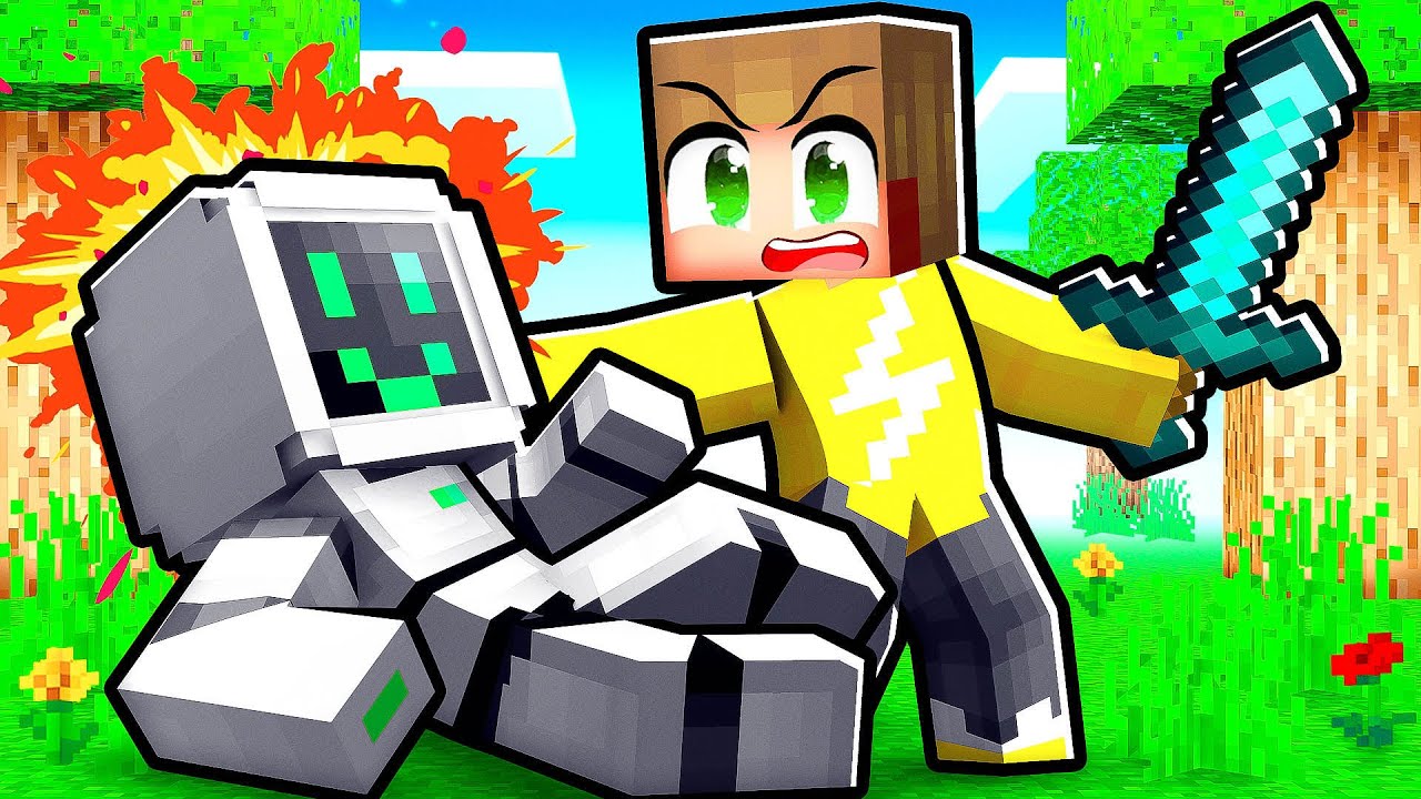 Robot Verslaan In Minecraft (Survival)